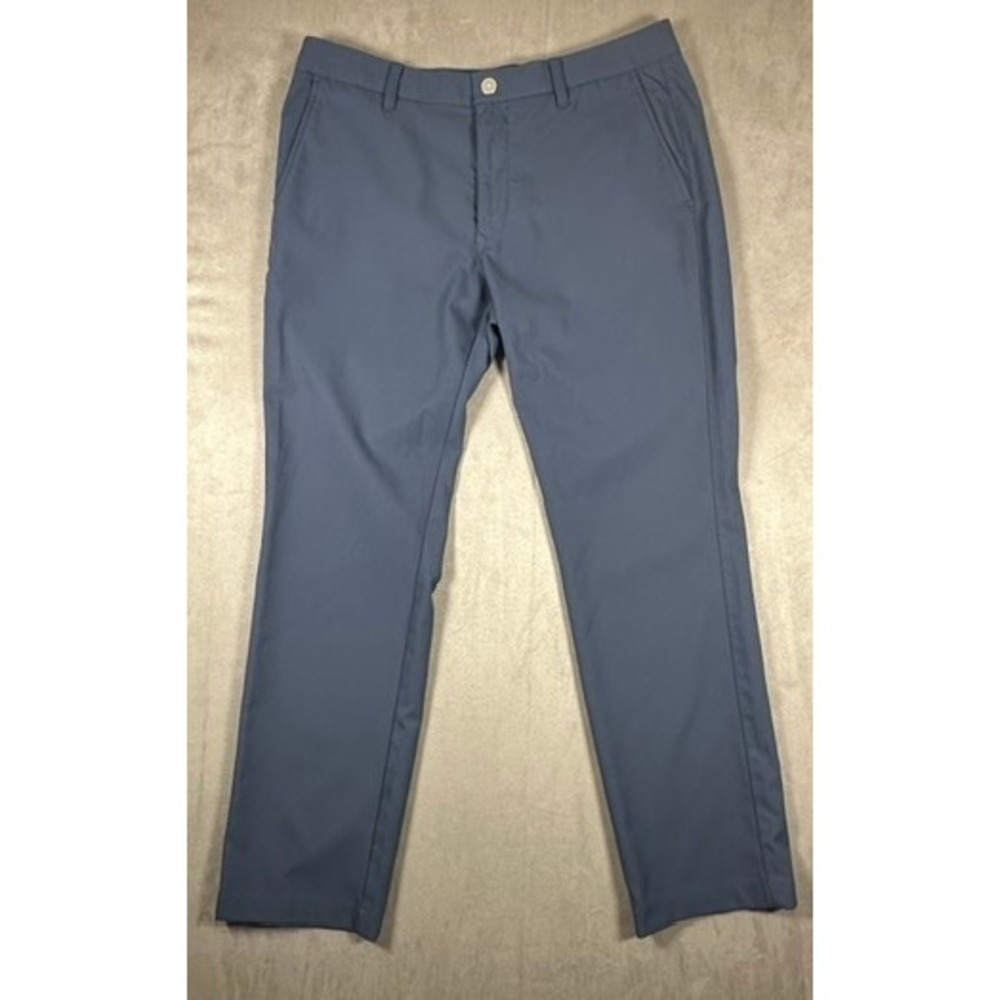 Bonobos Golf Pants Mens Slim Fit 34x30 Blue Grey